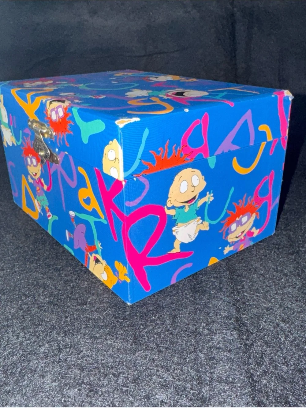1998 Vintage Nickelodeon Rugrats Musical Tommy Pickles Jewelry Box Music Box
